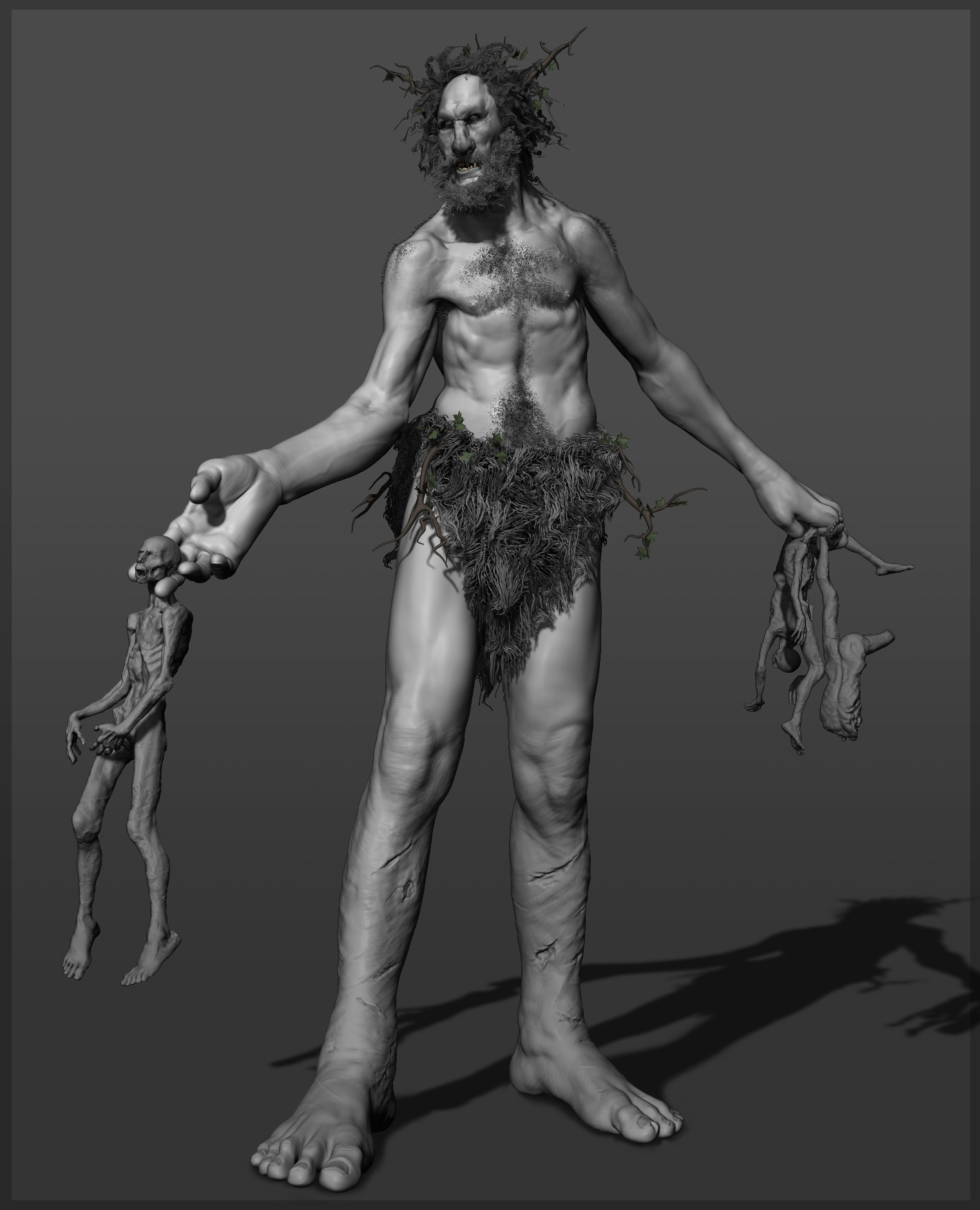 Standing giant character study by Marco Menco